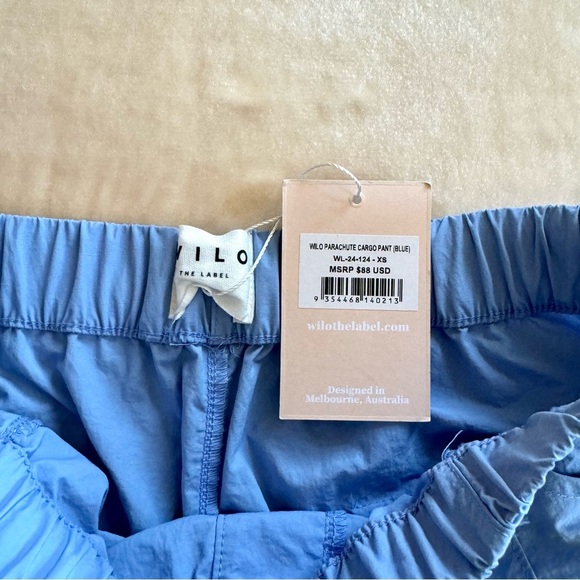 WILO the Brand Baby Blue Parachute Pants - Picture 5 of 6